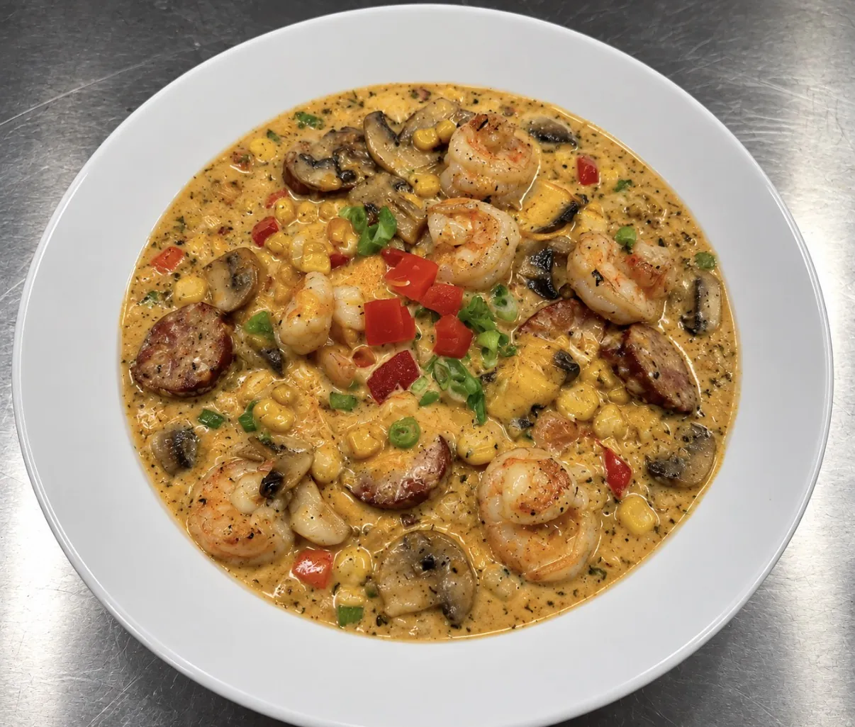 Shrimp and grits at Funkheizer's