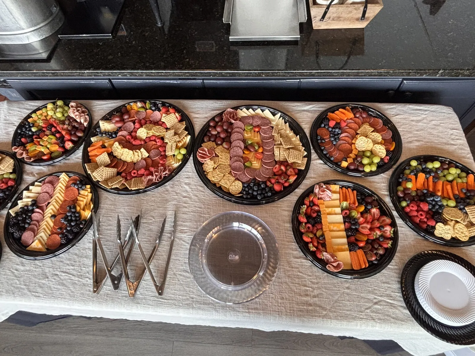 Charcuterie boards for a private event at Rock Barn
